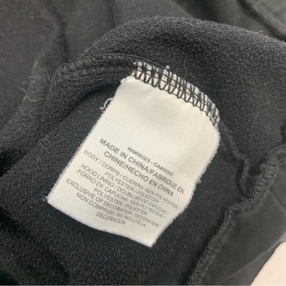 Nike Hoodie Dry Fit Woman Medium Sweatshirt Black Spell Out Pullover Y2K Retro - Picture 10 of 12